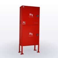 Two cabin firebox + hose reel and Hose rack