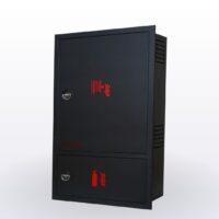 Two cabin firebox + hose reel and fire extinguishing