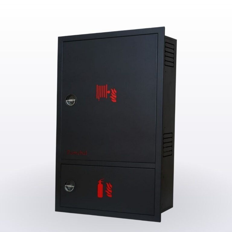 Two cabin firebox + hose reel and fire extinguishing