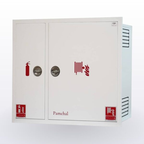 Two cabin firebox + hose reel and fire extinguishing